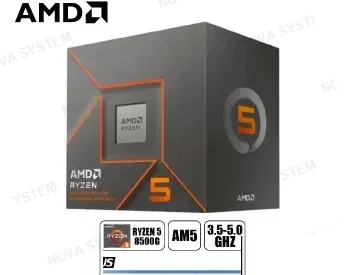 PROCESADOR AMD RYZEN 5 8500G 3.50 / 5.00 GHZ, 16MB L3 CACHE, 6-CORES, 4NM, (OEM)