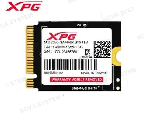 DISCO SOLIDO SSD XPG GAMMIX S55 1TB NVME, 5000MB/S GEN4 X4 (SGAMMIXS55-1T-C)
