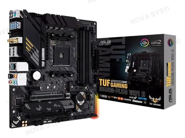 PLACA ASUS TUF GAMING B550M-PLUS WIFI II AM4, AMD (90MB19Y0-M0EAY0)