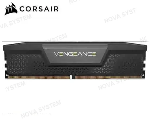 MEMORIA RAM CORSAIR VENGEANCE 16GB 5200MHZ DDR5, CL40, BLACK (CMK16GX5M1B5200Z40)