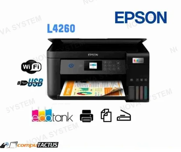 IMPRESORA EPSON L4260 DUPLEX MULTIFUNCIONAL INALAMBRICA, DUPLEX, WIFI (PN:C11CJ63303)