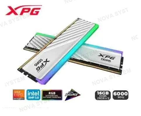 MEMORIA LANCER BLADE RGB-RAM XPG DDR5 16GB 6000MHZ, WHITE CL48 (AX5U6000C4816G-SLABRWH)