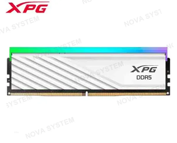 MEMORIA RAM, XPG, 16GB RGB 6000MHZ CL38 LANCER BLADE WHITE -7353 (MENOR LATENCIA)