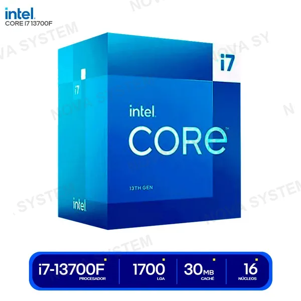 PROCESADOR INTEL CORE I7-13700F 2.10 GHZ 30MB CACHE ( BX8071513700F ) LGA 1700
