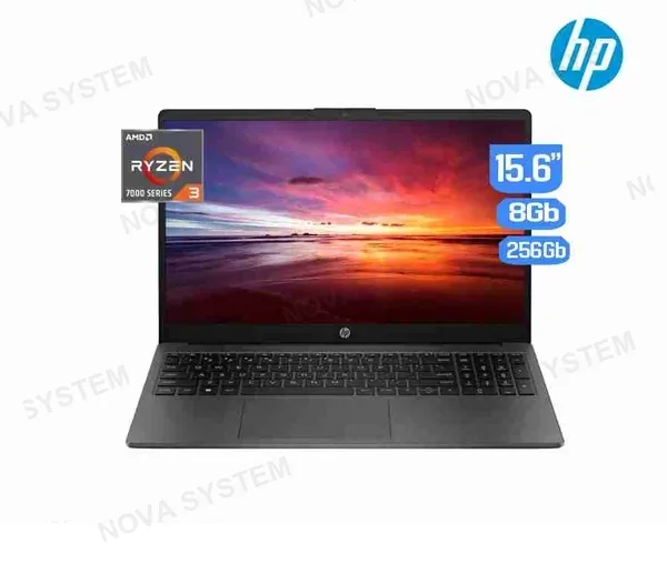 LAPTOP HP 255 G10 15.6" HD RYZEN 3 7320U 8GBDR4 256GB SSD FREEDOS(BF9X1AT#ABM)
