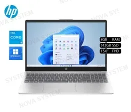 LAPTOP HP 15-FD0253LA CORE I5-1334U, DDR4 8GB, SSD 512GB, 15.6" FHD IPS, WIN11 (B9TX0LA#ABM)