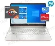 NB HP 15-EF0025WM AMD RYZEN™ 5 3500U 2.1GHZ 256GB SSD 8GB 15.6" (1366X768) BT WIN10 WEBCAM ROSE GOLD