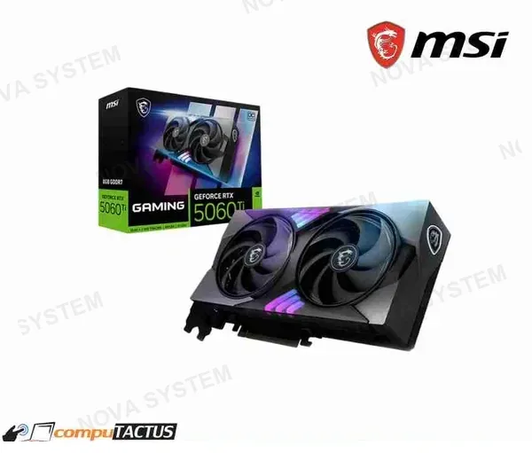 TARJETA DE VIDEO MSI GAMING OC RTX 5060TI 8GB GDDR7 128BITS (912-V536-026)
