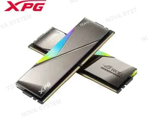MEMORIA RAM XPG DDR5 32GB (16GBX2) LANCER ROG 6600 MT/S, RGB (AX5U6600C3216G-DCLARROG)