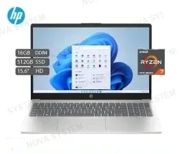 LAPTOP HP AMD RYZEN 7 7730U 15-FC0275LA, 16GB DDR4 , 512GB SSD, FREEDOS, 15.6" HD (B9TR3LA#ABM)