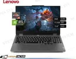 LAPTOP LENOVO LOQ 15ARP9 RYZEN 5 7235HS, 8GB DDR5, 512GB SSD, RTX 3050 6GB, 15.6" IPS FHD, LUNA GREY (83JC00MJLM)