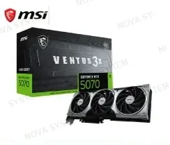 TARJETA DE VIDEO MSI GEFORCE RTX 5070 12G VENTUS 3X OC 12 GB GDDR7 PCIE 5.0