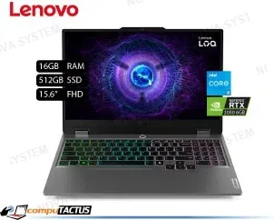 LAPTOP LENOVO LOQ 15IAX9 CORE I5 12450HX, SSD 512GB, 16GB DDR5, RTX 3050 6GB, 15.6" IPS FHD, LUNA GREY (83GS00TKLM)