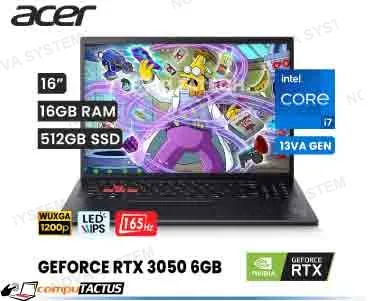 NB ACER NITRO NL16-71G-74QL I7 13620H, 16GB DDR5, SSD 512GB, RTX 3050 6GB,16" WUXGA IPS 165HZ, WIN11