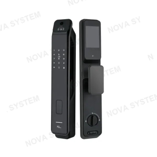 ZKTECO ZKTECO SL01-Z350VPN Cerradura Inteligente BT con Lector de Huella, Rostro, Tarjeta y PIN