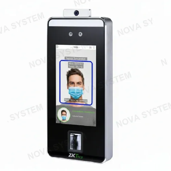 ZKTECO ZKTECO SPEEDFACE-V5L-TI Control de Acceso y Asistencia con Lector de Huella, Palma y Rostro. Detección de Temperatura
