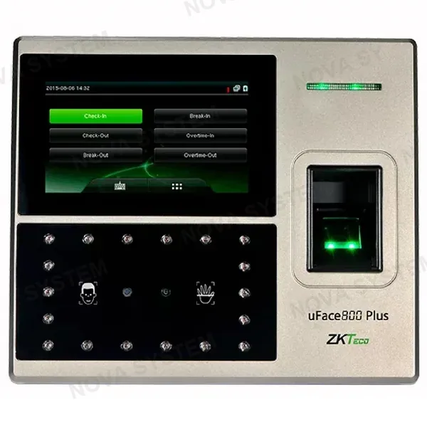 ZKTECO ZKTECO UFACE800 PLUS (CAJA ABIERTA 8/10) Control de Asistencia y Acceso con Lector de Huella, Rostro y Tarjeta