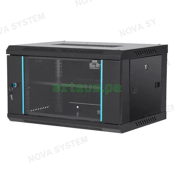 ZKTECO ZKTECO ZK-R4U-5404A Gabinete de Pared 4RU 53x40x21cm