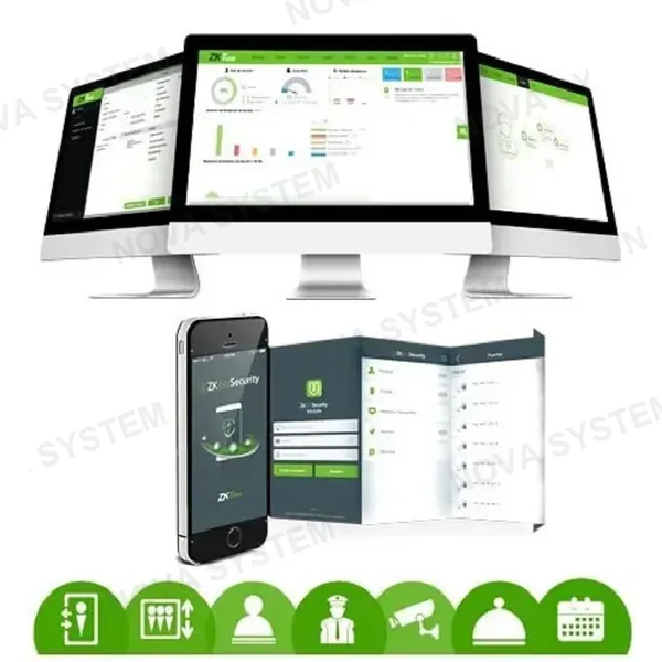 ZKTECO ZKTECO ZKBIOSEC-50 Licencia Zkbiosecurity v5000 para 50 Puertas Plataforma Web