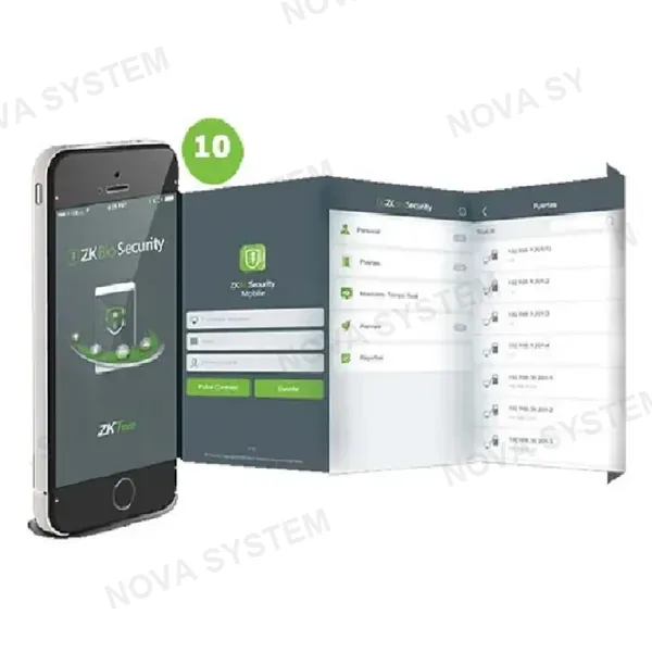 ZKTECO ZKTECO ZKBS-APP-P10 Licencia APP Zkbiosecurity para 10 Dispositivos
