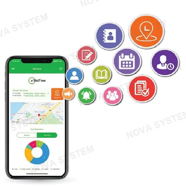 ZKTECO ZKTECO ZKBT-APP-P100 Licencia APP Biotime de Asistencia Móvil para 100 Dispositivos