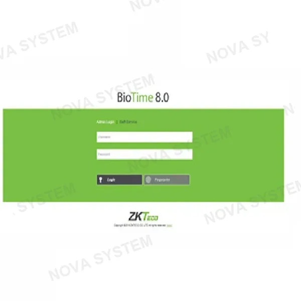 ZKTECO ZKTECO ZKBT-DEV-P10 Biotime 8.0 Software de Asistencia basado en Web