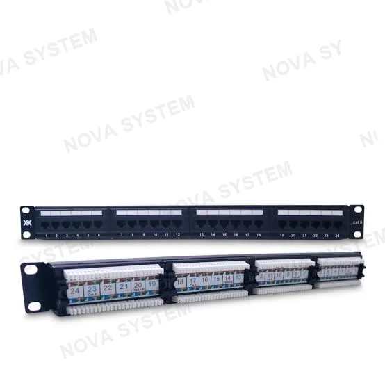 KONEXXION 7202022409 Patch Panel CAT6 MOD 24 PTOS C/J NEGRO