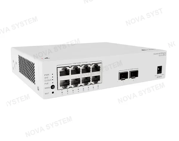 HUAWEI HUAWEI eKit S210-8LP2J Switch Administrable 8 Puertos Gigabit PoE+ 2 SFP 2.5G 32W 98012920