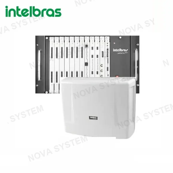 INTELBRAS 4320213 - CENTRAL HIBRIDA IMPACTA 300 RACK 19" - ESPAÑOL