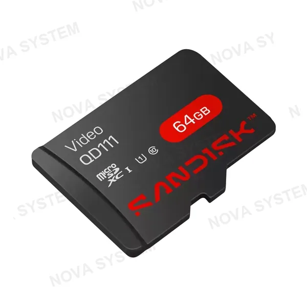 SANDISK SANDISK SDSDQAS4-064G Video QD111 Memoria 64GB microSDXC U1 Clase 10 para Videovigilancia