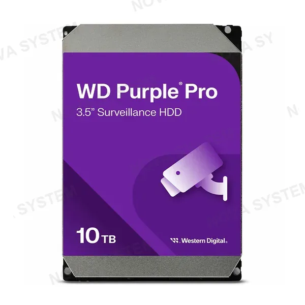 WESTERN DIGITAL WESTERN DIGITAL WD101PURP Purple Pro 10TB Disco Duro 3.5" SATA 7200 RPM para Videovigilancia