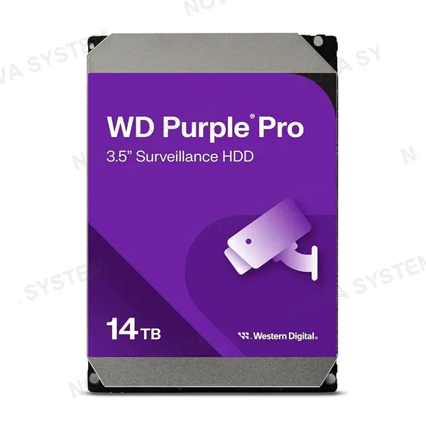 WESTERN DIGITAL WESTERN DIGITAL WD142PURP Purple Pro 14TB Disco Duro 3.5" SATA 7200 RPM para Videovigilancia