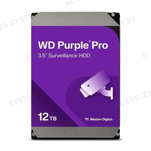 WESTERN DIGITAL WESTERN DIGITAL WD121PURP Purple Pro 12TB Disco Duro 3.5" SATA 7200 RPM para Videovigilancia