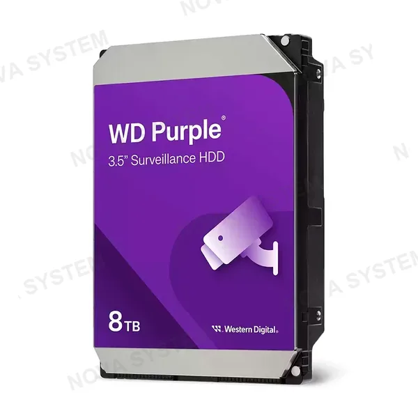 WESTERN DIGITAL WESTERN DIGITAL WD84PURZ Purple 8TB Disco Duro 3.5" SATA 5640 RPM para Videovigilancia