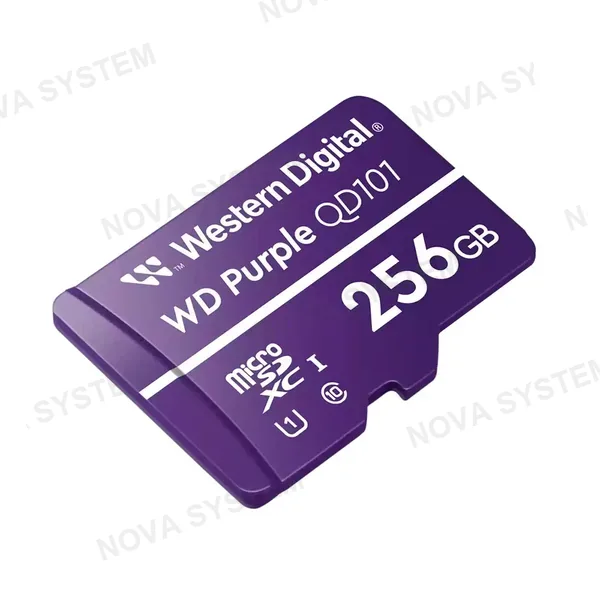 WESTERN DIGITAL WESTERN DIGITAL WDD256G1P0C Purple SC QD101 Tarjeta 256GB microSDXC U1 Clase 10 para Videovigilancia