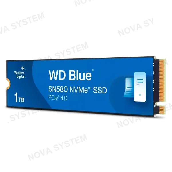 WESTERN DIGITAL WESTERN DIGITAL WDS100T3B0E Blue SN580 Unidad SSD 1TB NVMe M.2 2280 para PC o Laptop
