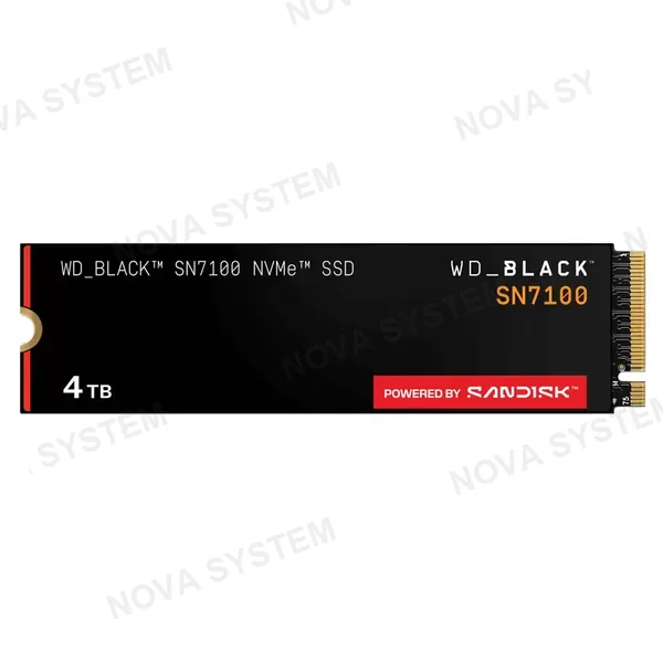 WESTERN DIGITAL WESTERN DIGITAL WDS400T4X0E Black SN7100 Unidad SSD 4TB NVMe M.2 2280 para Juegos