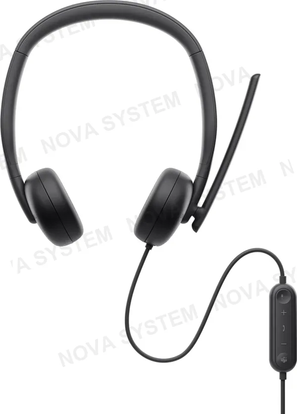 DELL WH3024 520-BBDS Audífonos Estéreo Alámbrico Cancelación de Ruido con IA
