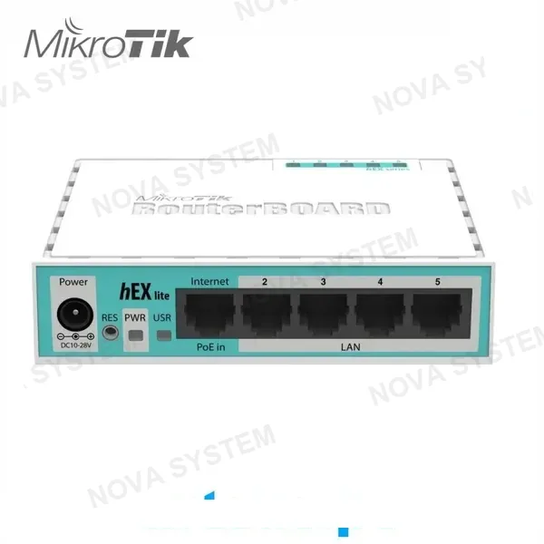 MIKROTIK MIKROTIK RB750r2 HEX LITE Router 5 Puertos Ethernet CPU de 850 MHz