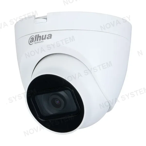 DAHUA DAHUA HAC-HDW1500TLQN-A Cámara de seguridad analógica 2K 5MP domo, 2.8mm visión nocturna infrarrojo 30m, micrófono