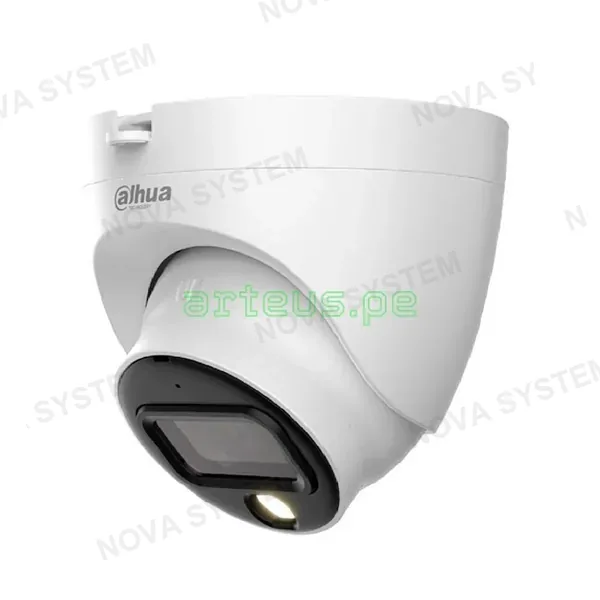 DAHUA DAHUA HAC-HDW1509TLQ-A-LED, Cámara de Seguridad HDCVI 2K 5MP LED 20m Micrófono FUL COLOR