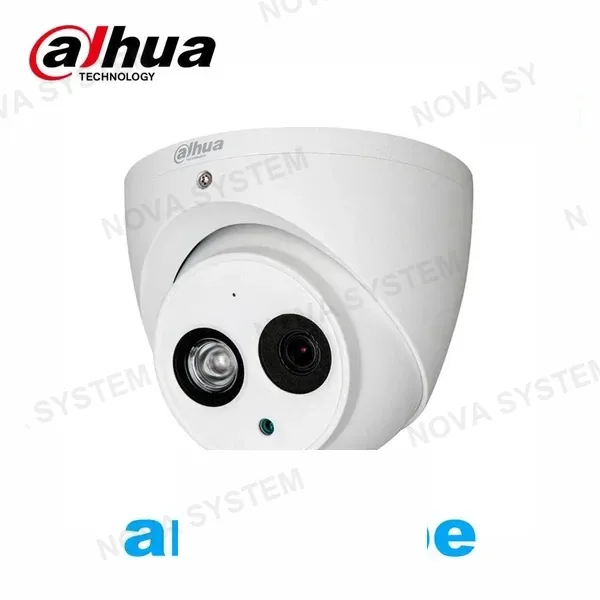 DAHUA DAHUA HAC-HDW1801EM-A-0360B Cámara de vigilancia hdcvi 4k domo 8mp lente 3.6mm con visión nocturna ir 50m y micrófono incorporado.