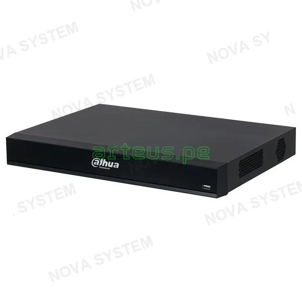 DAHUA DAHUA DH-XVR7208A-4K-I3 DVR grabador de 8 canales 4k 8MP VGA y HDMI, 2 bahías para Disco duro, WIZSENSE