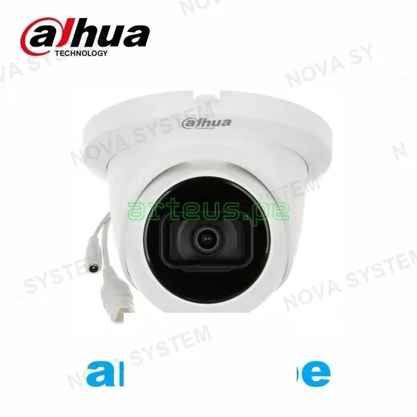 DAHUA DAHUA IPC-HDW2531T-AS-S2 Camara de vigilancia IP 2K Domo 5MP Lente 2.8mm. WDR IP67. Visión nocturna IR 30m con micrófono
