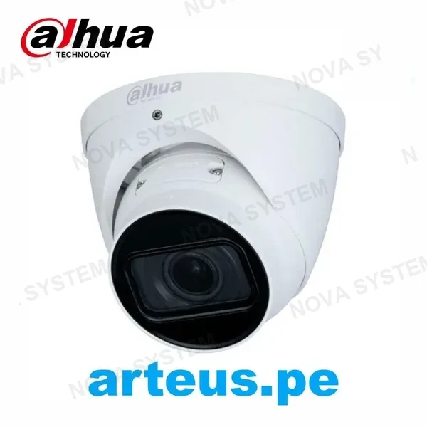 DAHUA DAHUA IPC-HDW3541TM-AS Cámara de Vigilancia IP 2K Domo 5MP Lente 2.8mm. WDR. Visión Nocturna IR 50m con Micrófono y Analítica WizSense