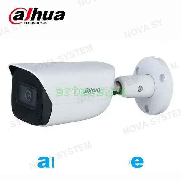 DAHUA DAHUA DH-IPC-HFW3841E-AS Cámara de vigilancia IP 4K Tubo 8MP Lente 2.8mm. WDR IP67. Visión nocturna IR 30m con micrófono y analítica WizSense Quick Pick