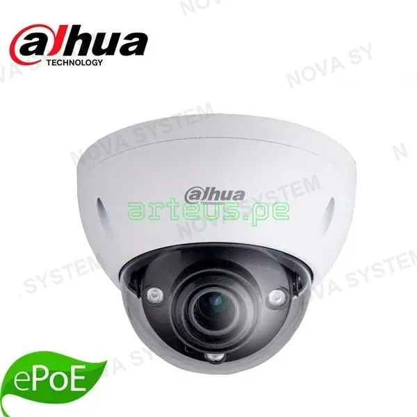 DAHUA DAHUA IPC-HDBW5831E-ZE Cámara de Vigilancia IP 4K Domo 8mp Lente Motorizada 2.7-12mm. wdr ip67 ik10. Visión Nocturna ir 50m.