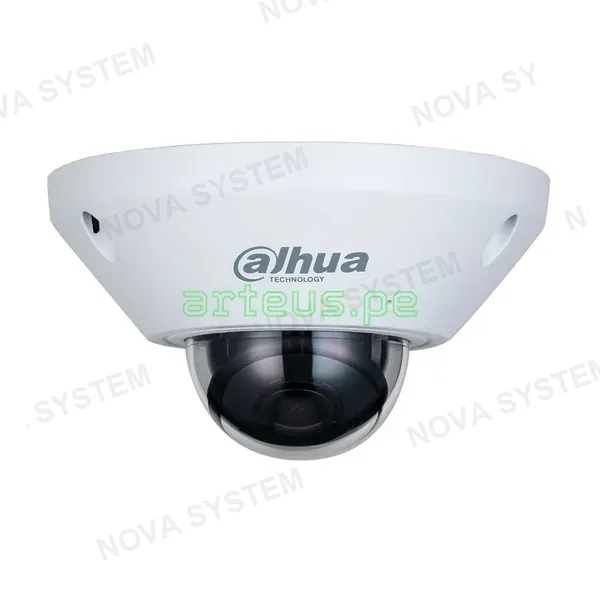 DAHUA DAHUA IPC-EB5541-AS Cámara de Seguridad IP POE Fisheyes Ojo de Pez 2K 5MP 360º. Micrófono. Conteo de personas. WIZMIND