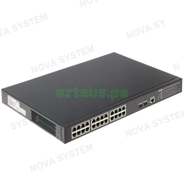 DAHUA DAHUA DH-PFS4226-24GT-240 Switch PoE 24 Puertos Gigabit SFP 240w Administrable L2