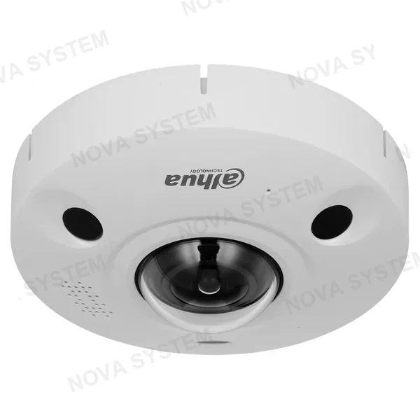 DAHUA DAHUA DH-IPC-EBW81242-AS-IVC Cámara de Seguridad IP POE Fisheyes Ojo de Pez 4K 12MP 360º Micrófono IR 10m Conteo de Personas WIZMIND